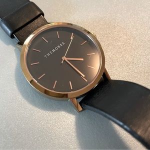 The Horse - The Original Watch - Rose Gold and Black